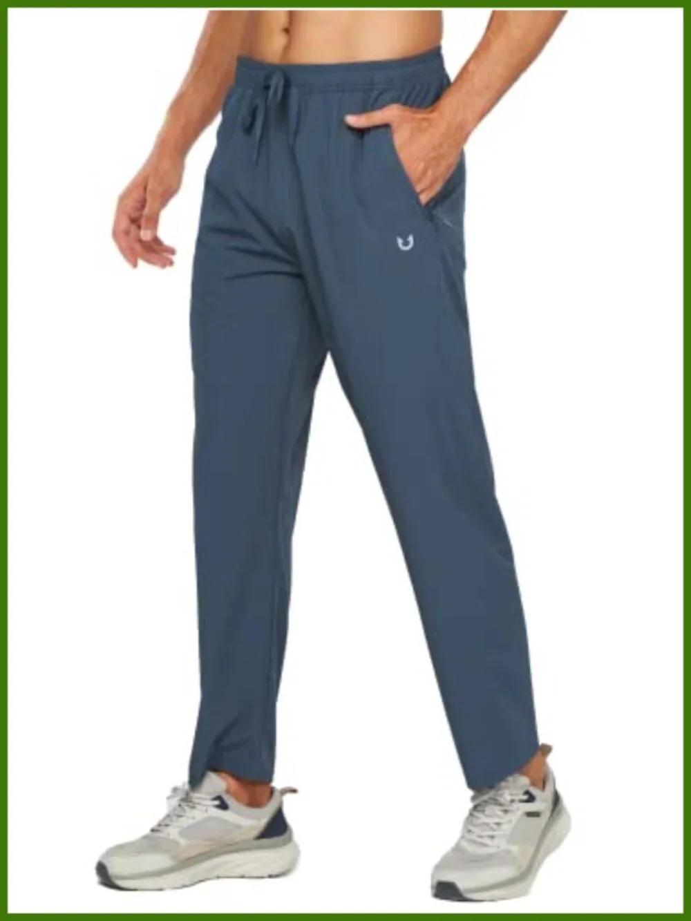 Men's Fleece Lined Sweatpants Winter Warm Straight Leg Athletic Pants